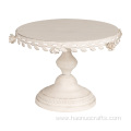 old retro white dessert table decoration wedding cake